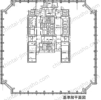 愛宕グリーンヒルズMORIタワー4Fの間取図