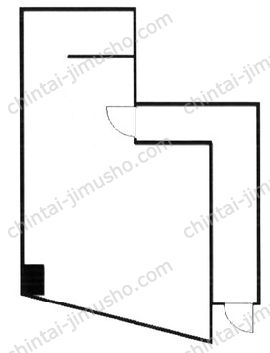 横山ビル1Fの間取図