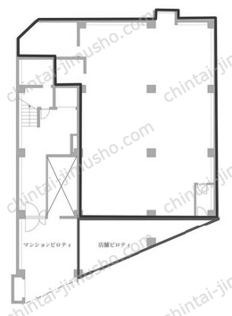 アモー等々力1Fの間取図