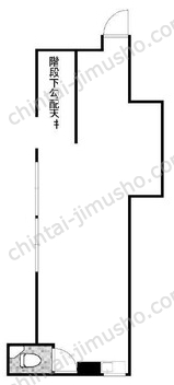 山嵜ビル1Fの間取図