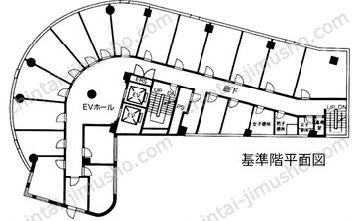 初台センタービル3Fの間取図