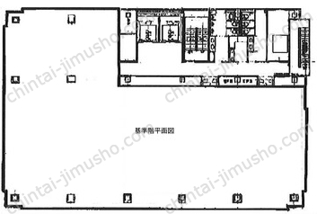 野村不動産西新宿共同ビル6Fの間取図