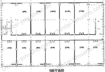 第2TOCビル6Fの間取図