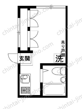 （仮称）国領町6丁目貸事務所2Fの間取図