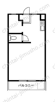 西新宿コーポビアネーズ3Fの間取図