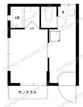 I.TERRACEⅡ1Fの間取図