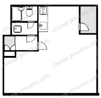 骨董通りビル6Fの間取図