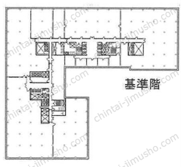 新国際ビル4Fの間取図