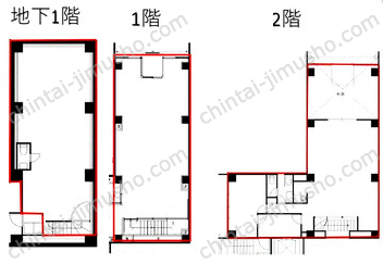 TRUST VALUE 虎ノ門一括貸の間取図