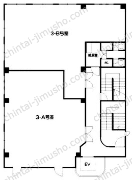 鈴木ビル3Fの間取図