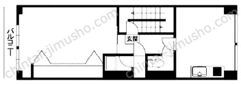 プランドール赤坂5Fの間取図