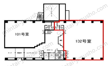 市ヶ谷キャナルコート1Fの間取図