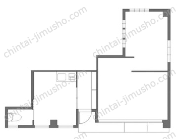 上池台5204店舗1Fの間取図