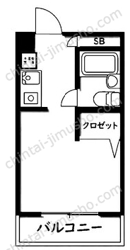 EIGHT BLDG．－KoyasuⅠ－4Fの間取図