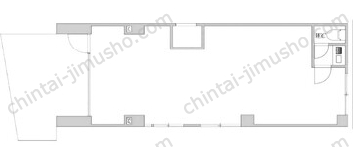 キャンバス原宿1Fの間取図