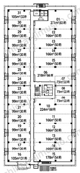 三井リンクラボ新木場23Fの間取図