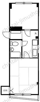 ヤングコーポ2Fの間取図