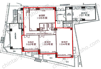 東建ニューハイツ市ヶ谷1Fの間取図