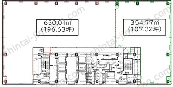 山下町SSKビル15Fの間取図