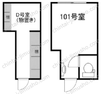 フェリーチェ・トレ1Fの間取図