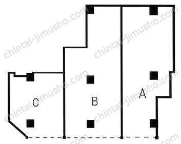 ブラッサム大六天1Fの間取図