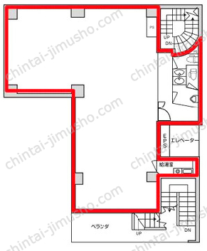 日暮里コミュニティビル9Fの間取図