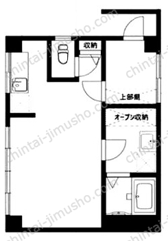 ヴィラエクセル1Fの間取図