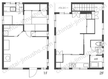 渋谷区本町2丁目戸建一棟貸の間取図