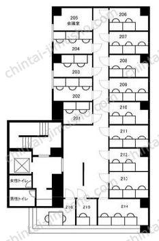 藤井第一ビル2Fの間取図