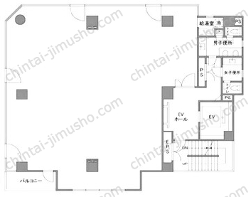 新川スクエア／ザ・パークレックス新川6Fの間取図