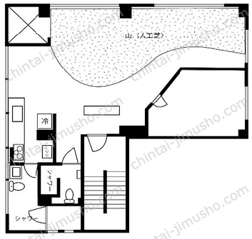 入谷キャンプ3Fの間取図