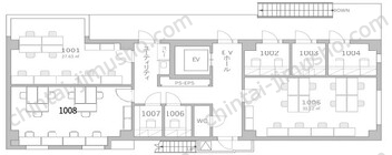 12KANDA10Fの間取図