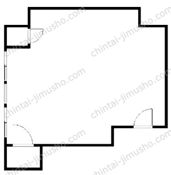 毛利ビル2Fの間取図