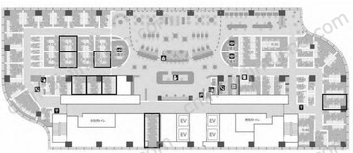 東宝日比谷ビル／日比谷シャンテ／ビジネスエアポート日比谷9Fの間取図