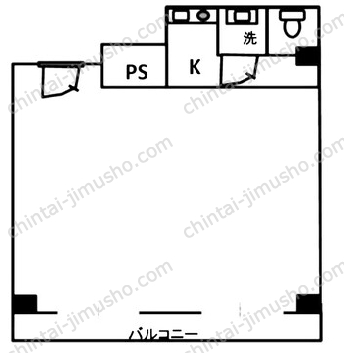 ライオンズマンション関内7Fの間取図