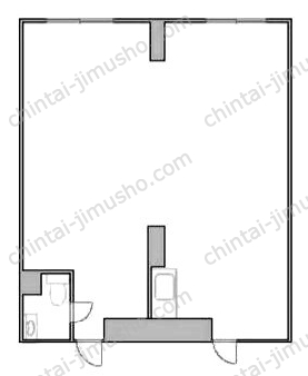 泰共フラットビル3Fの間取図