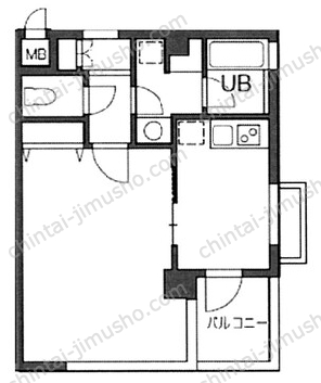 プラティーク鵜の木3Fの間取図