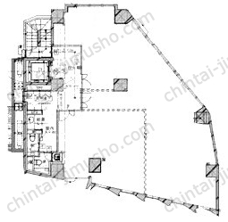 代々木3丁目貸店舗3Fの間取図