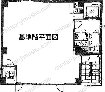 I・Sビル1Fの間取図