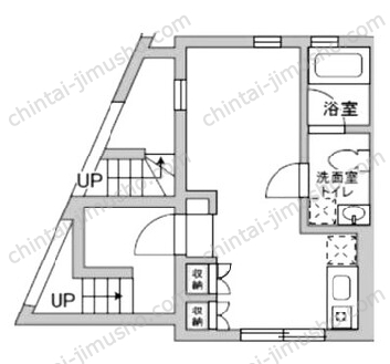 K-FLAT1Fの間取図