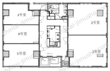 東京中央ビル8Fの間取図