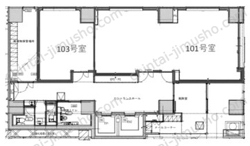 東京中央ビル1Fの間取図