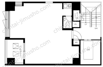 サクセス銀座7ビル10Fの間取図