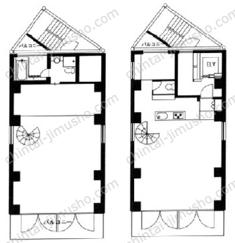 8×H BLDG.（エイトバイエイチ）一括貸の間取図