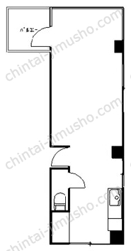 五十鈴ビル2Fの間取図