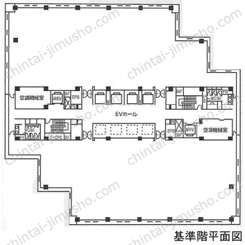 芝浦スクエアビル14Fの間取図