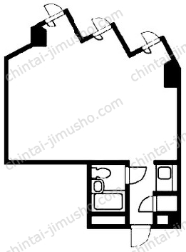 赤坂協栄マンション2Fの間取図