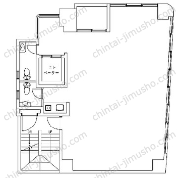 I.S.Iビル3Fの間取図