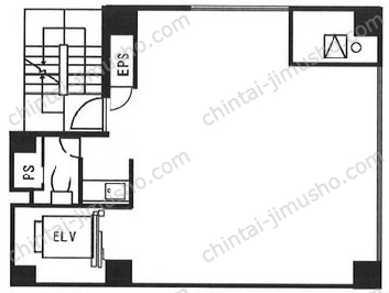 喜三郎ビル3Fの間取図