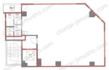 S・Rビル4Fの間取図